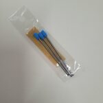 Refil para Caneta Esferográfica Tinta Azul 7cm - Kit com 3 unidades