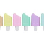 Estojo Mini Marca-Texto Picolé com 6 LeoeLeo Leonora