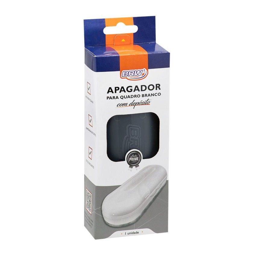 Apagador para Quadro Branco c/ depósito BRW - Imagem 3