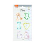 CLIPES PARA PAPEL FORMATOS COLORIDO C/ 6UN BRW