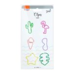 CLIPES PARA PAPEL FORMATOS PASTEL C/ 6UN BRW