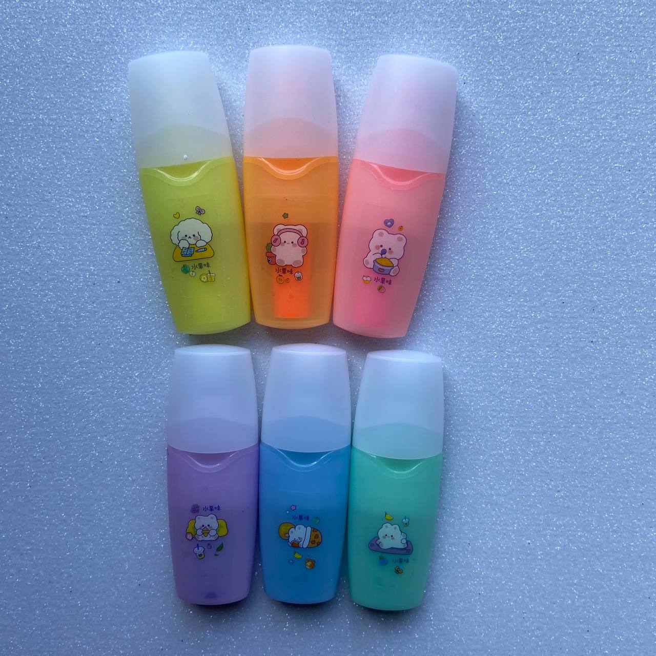 Estojo Mini Marca-Texto Ursinho Importados - Imagem 4