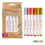 MARCA TEXTO PLANTAHOLIC 6 CORES LEO&LEO