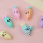 Kit Mini Marca-Texto Cenourinha Importados