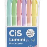 Marca-Texto Lumini Pastel 6 marca-textos