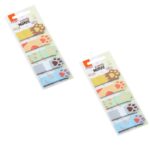 Marcador de Página Smart Notes Patinhas BRW - Kit com 2 unidades