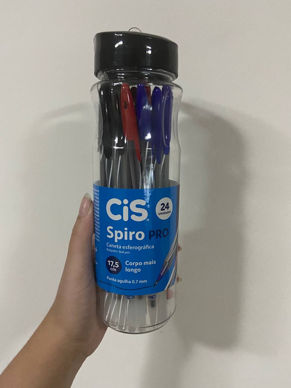 pote_cis_spiro_pro_caneta_esferografica_cores_basicas_com_24_canetas_4675_1_2fb67233201cd3a6c9af12cc363df0ce Pote Spiro Pro Caneta Esferográfica Cores Básicas com 24 canetas CiS - Imagem 1