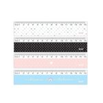 RÉGUA PLÁSTICA 15 CM COLEÇÕES BRW