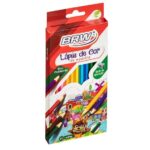 Lápis De Cor De Madeira 24 Cores Sextavado BRW