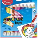 Lápis De Cor Color'Peps Apagável Caixa com 24 Cores Maped