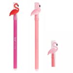 Caneta Esferográfica Apagável Flamingo 0.7MM BRW