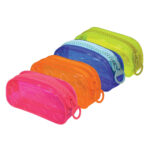 Estojo Grande Color Bubble Cristal Translúcido DAC