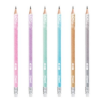 Lápis Grafite HB BlackPeps Glitter Com Borracha Maped