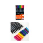 Estojo Marcador Fine Plus com 10 cores LeoeLeo Leonora