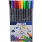 Blister Canetinha Hidrográfica Fine Liner 0.4Mm Cores Básicas  C/ 10Un BRW