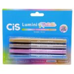 Blister Marca-Texto Lumini Metallic 4 cores CiS