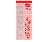 Régua Stencil Metálico Pássaros moLin