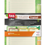 Pasta Bloco Adesivo Holic Tropical To Do List c/72 folhas Tris