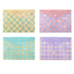 Pasta Documento A4 Xadrez Uniso Importados