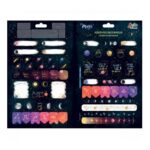 Blister Cartela de Adesivo Magic Metalizado Tilibra