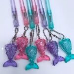 Caneta Fofa Pingente Sereia Importados