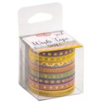 Caixinha Washi Tape Small Hot Stamping 8 unidades BRW