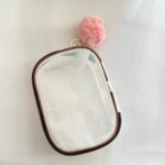 Estojo Jumbo Cristal Color c/ Pompom Fizz