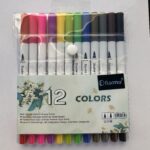 Estojo Brush Pen + Fineliner 12 cores Importados