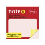 Bloco Adesivo Eco Rosa Pastel 76mmx76mm 100 Fls molin