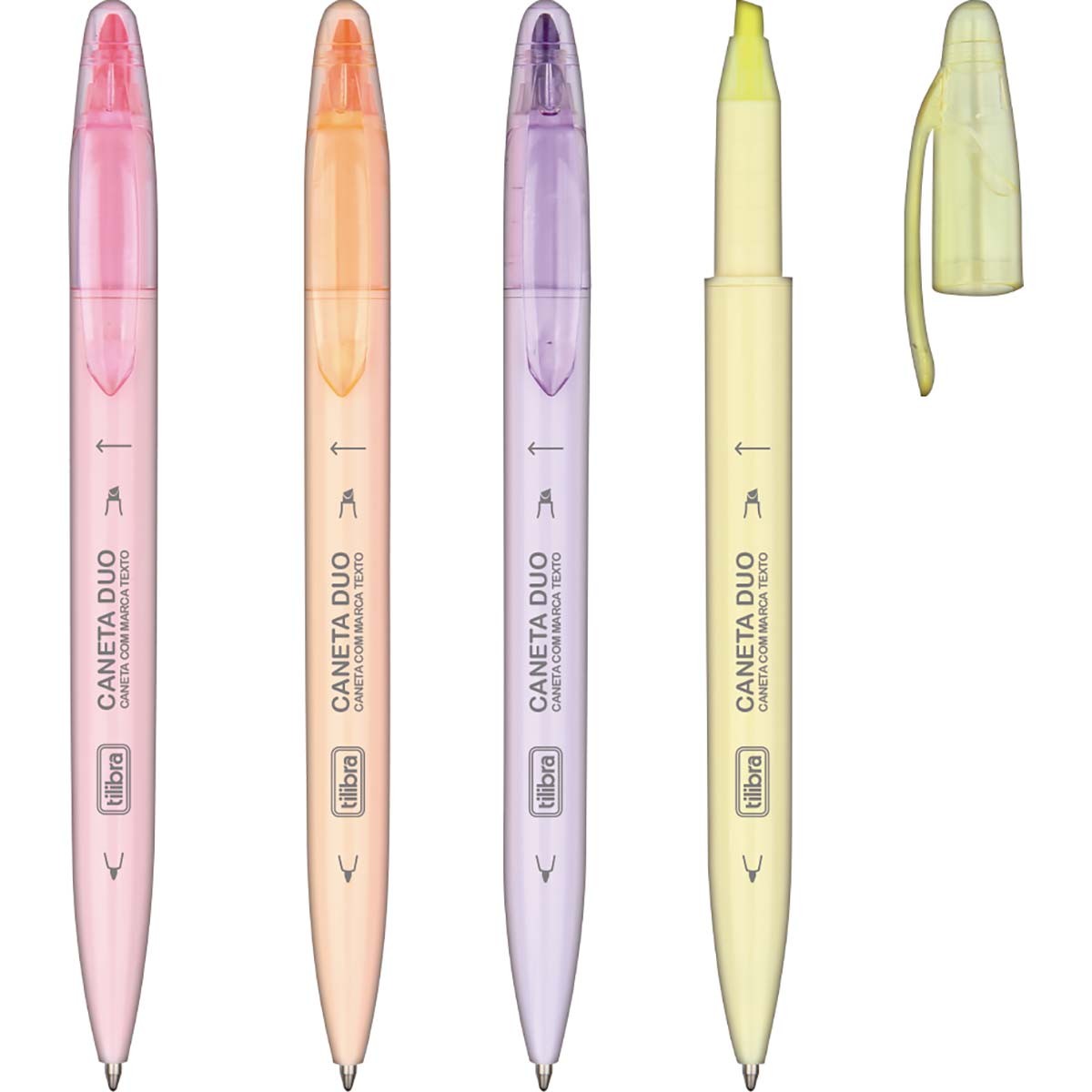 caneta-esferografica-com-marca-texto-10mm-preta-cores-sortidas-353230-e1.jpg Caneta Esferográfica + Marca-Texto Tilibra - Imagem 1