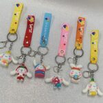 Chaveiro Hello Kitty Kuromi Lucky Branco Importados