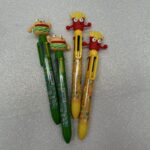 Caneta Fofa Lanches 6 cores Importados