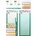 Kit Bloco Adesivo Flowers Fofy Binders Manchados