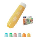 Conjunto Tinta Guache Bastão 6 Cores Tons Pastel KAZ
