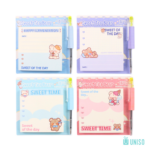 Bloco Adesivo Bear  60Fls - Uniso