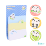 Bloco Adesivo Degradê Panda - Uniso