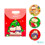 Sacola De Presente Feliz Natal Tam. P - Uniso