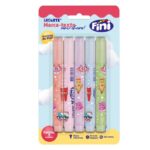 Blister Marca-Texto Corpo Estampado com Aroma Fini c/ 5und - Leonora