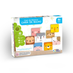 Jogo da Memória Cara De Bicho - Pais e Filhos