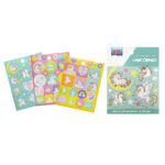 Bloco de Adesivos Unicórnio c/12 Fls - KAZ