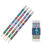 Lápis Grafite HB c/ Borracha Skate Pets - KAZ