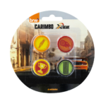 Carimbo Plástico Infantil - Xtreme - Blister C/ 4Un - BRW