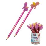 Lápis Grafite HB Fantasia c/ Borracha Unicórnio - KAZ