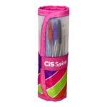 Estojo de Rolo Rollerset Rosa c/ 29 Canetas Esferográficas Spiro - CiS