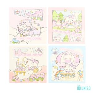 Mini Bloco De Desenho Quadrado Gato - Uniso