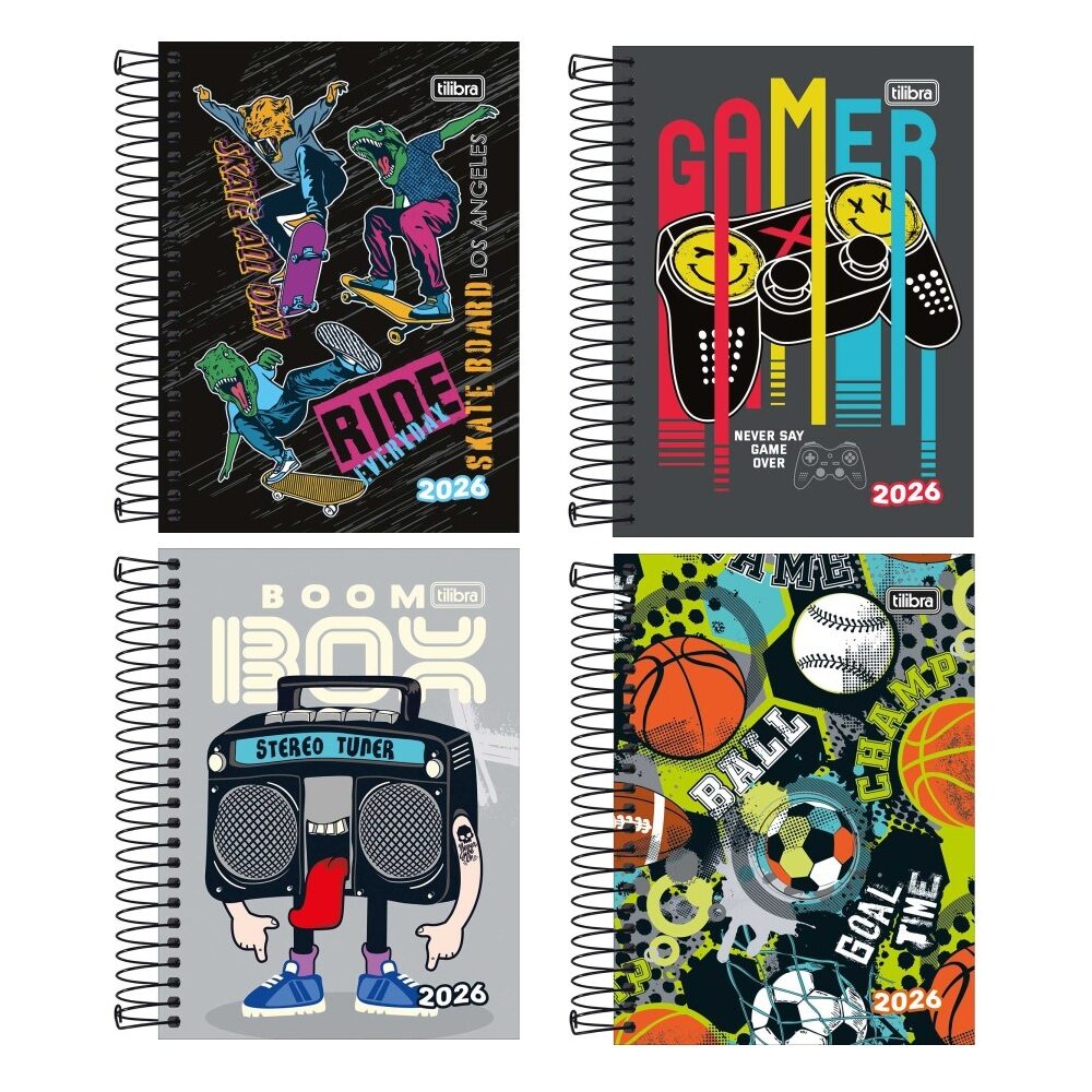 Agenda-2026-Espiral-Spice-Masculina-110x154mm-Tilibra.jpg Agenda 2026 Espiral Spice Masculina 110x154mm - Tilibra - Imagem 1