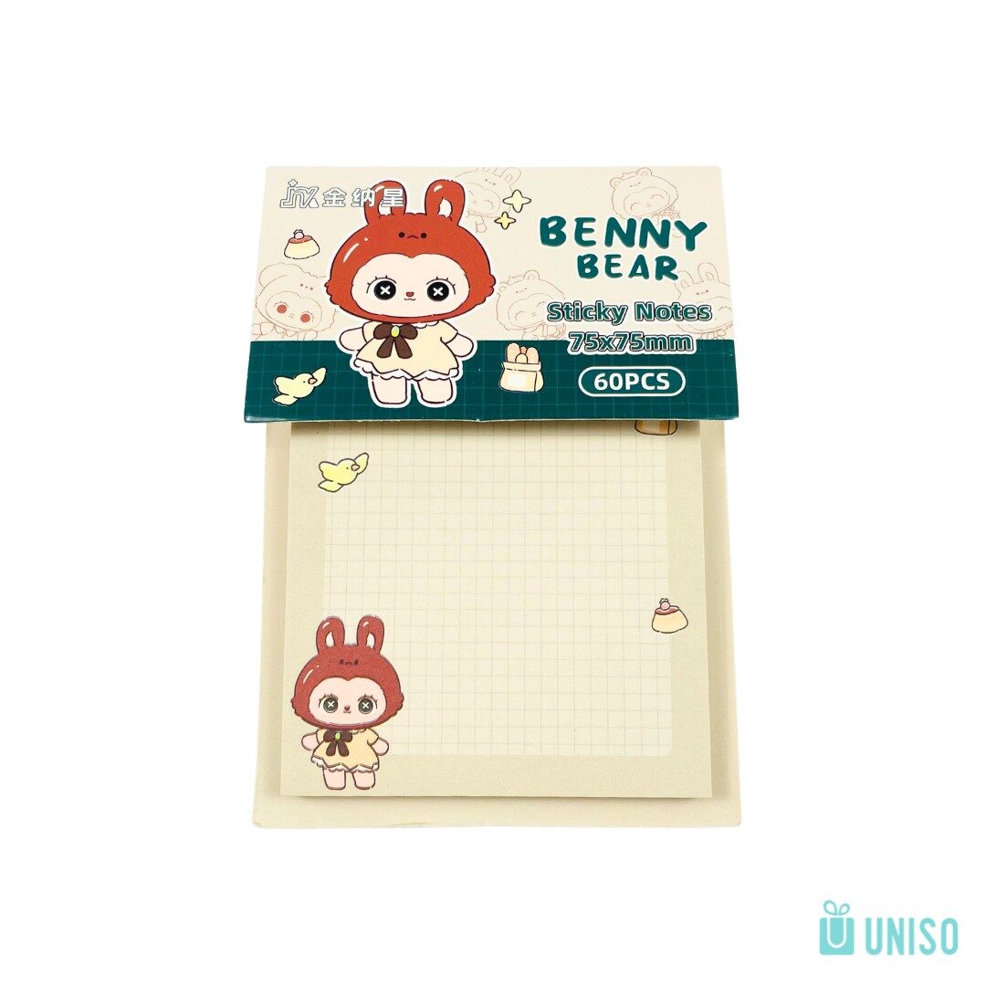 BA-028-CT-3.jpg Bloco Adesivo Benny Bear - Uniso - Imagem 3