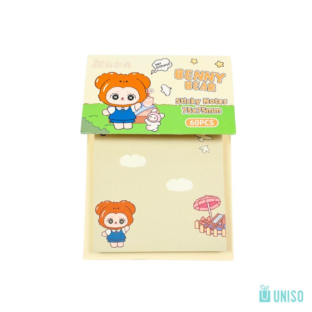 BA-028-CT-5.jpg Bloco Adesivo Benny Bear - Uniso - Imagem 5