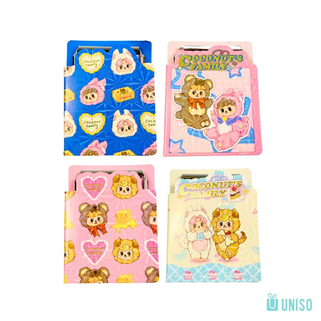 BN-16-CT-1.jpg Mini Prancheta Com Bloco De Nota Coconuts Family - Uniso - Imagem 1