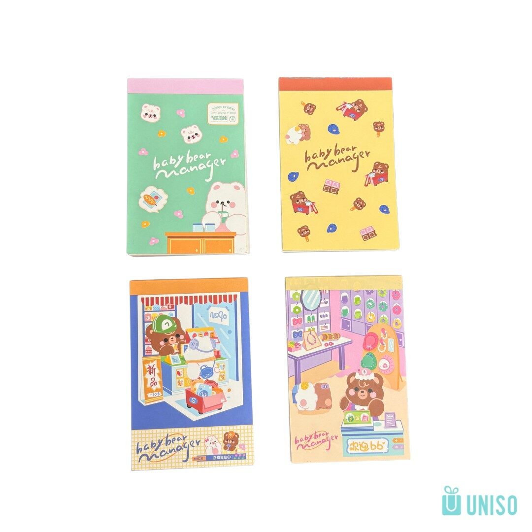 BN-7551-11268-CT-1.jpg Bloco De Notas Em Branco Bear A7 50Fls - Uniso - Imagem 1